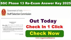 Read more about the article SSC Phase 13 Re-Exam Answer Key 2025 | SSC Selection Post